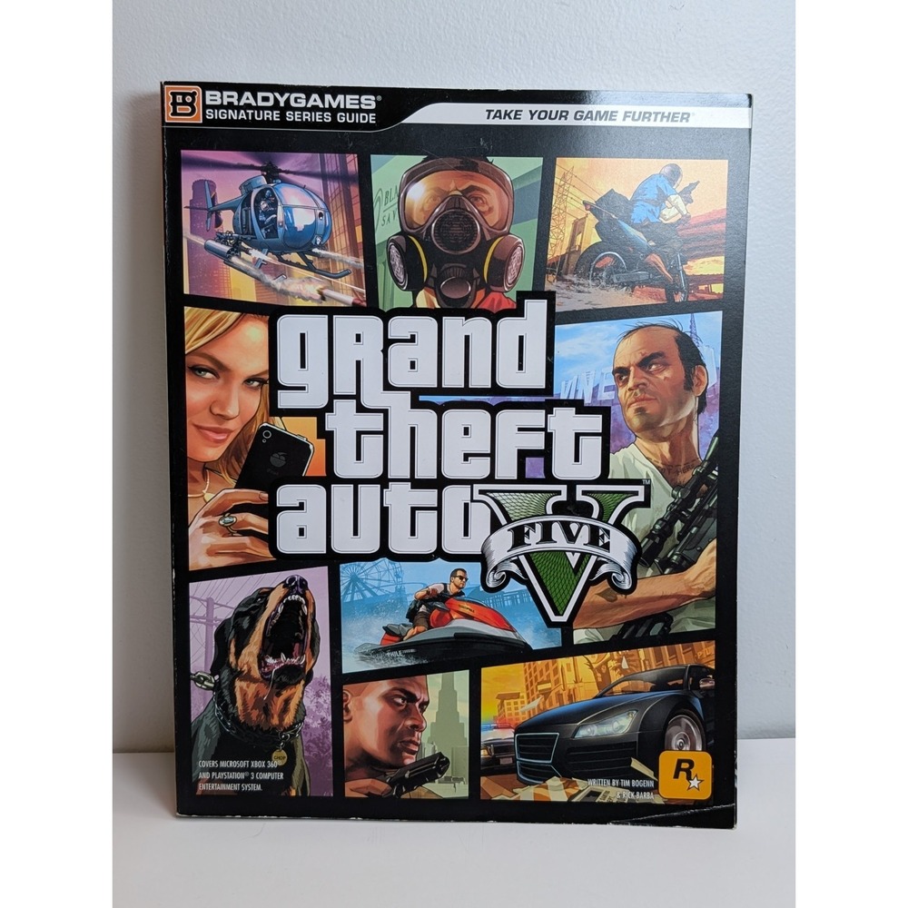 Grand Theft Auto V 5 BradyGames Signature Series Strategy Guide GTA 5 Used